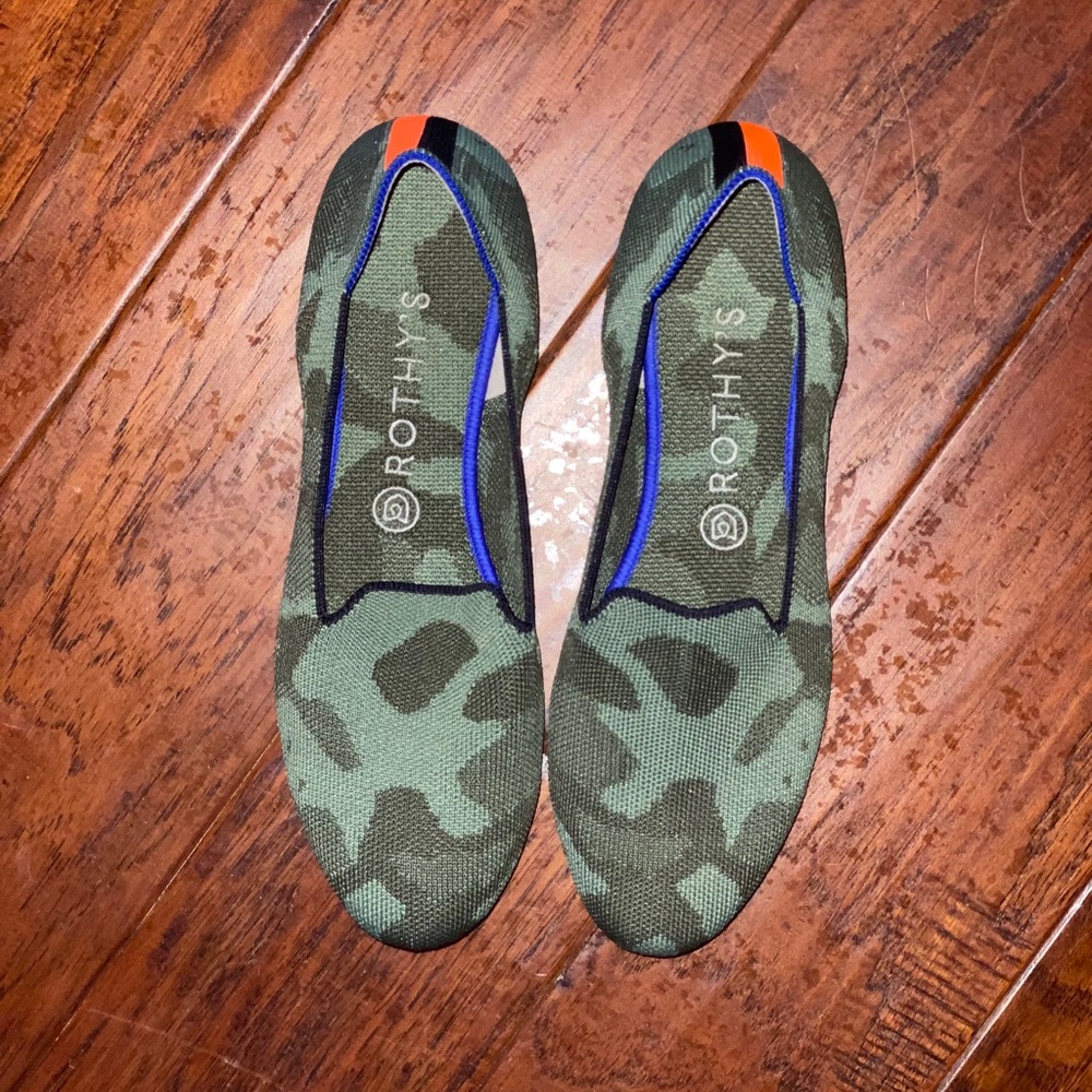 Rothy’s Camo Flats Size 9.5